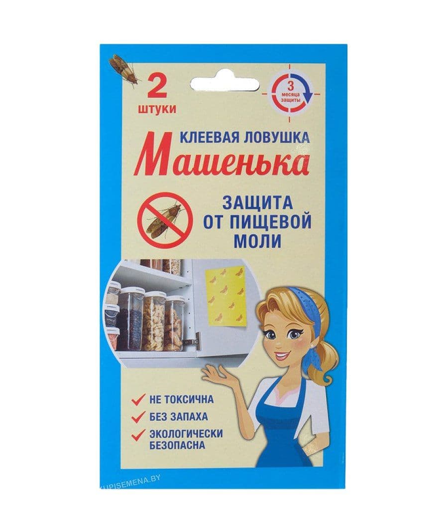 Картинка продукта Клеевая ловушка от моли Машенька (уп. 2шт)