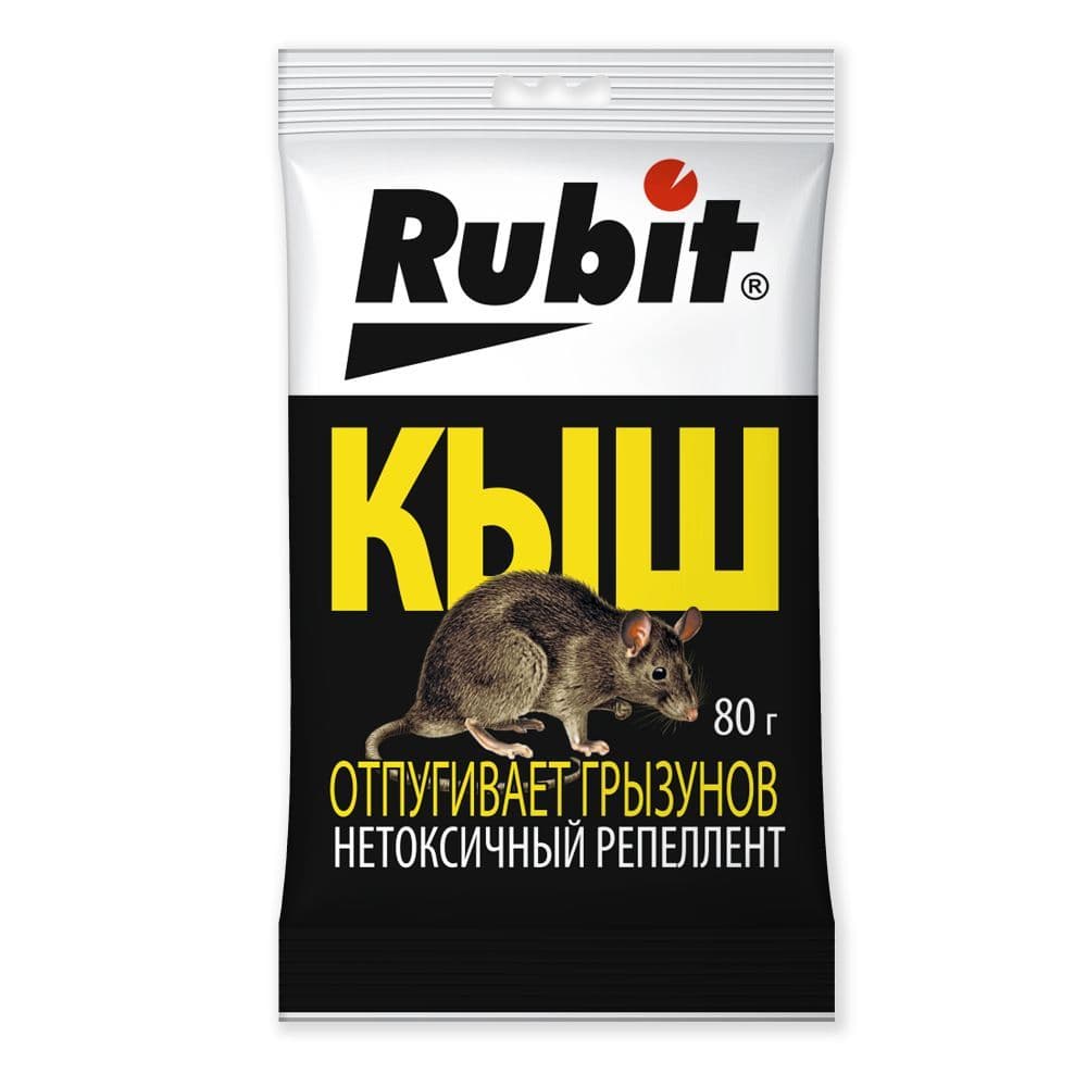 Картинка продукта Средство от мышей репеллент КЫШ 80г Рубит