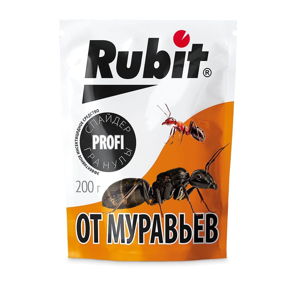 Картинка продукта Средство от муравьев гранулы СПАЙДЕР 200г Рубит