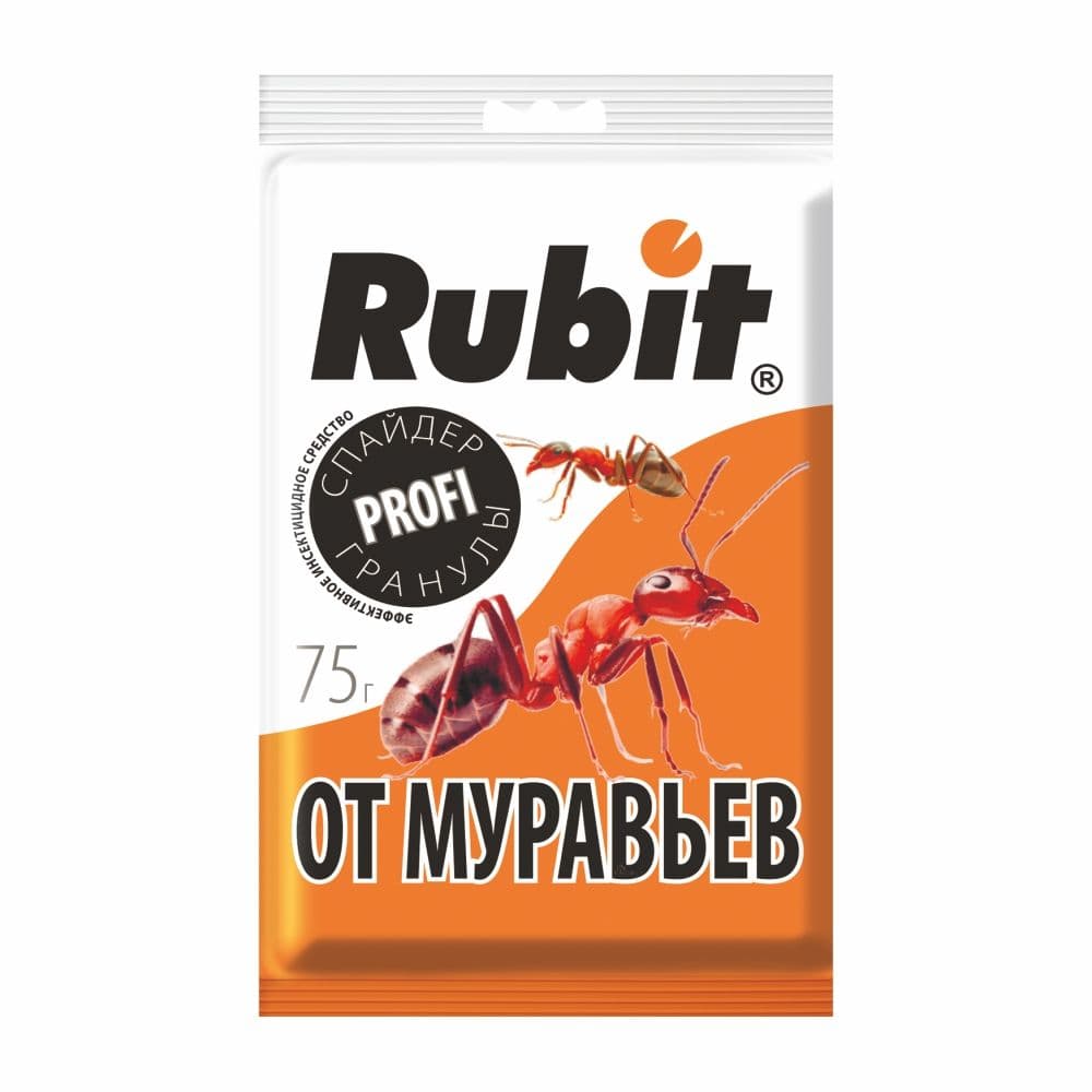Картинка продукта Средство от муравьев гранулы СПАЙДЕР 75г Рубит